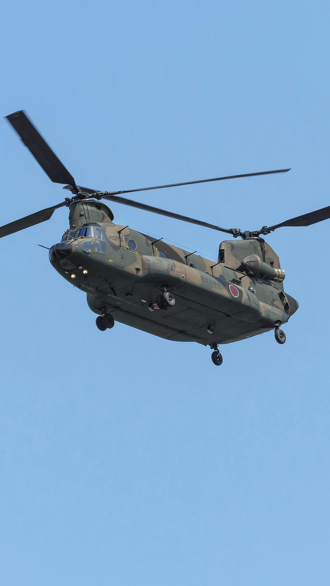 Ch 47 flying in air